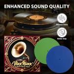 VixxNoxx 12-Inch Felt Turntable Slipmats (2 Pack)