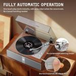 1 by ONE Automatic Vinyl Record Player with Remote
