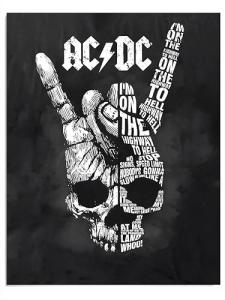 Highway To Hell Rock Band Poster Print