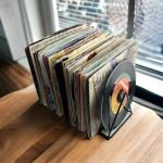 45rpm Vinyl Record Storage Rack - Holds 50 Albums