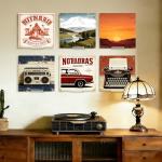 Kalami 6 Pack Wall Mount Vinyl Record Holders