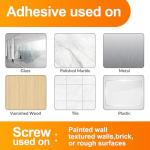 Kalami 6 Pack Wall Mount Vinyl Record Holders