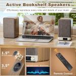 Active Bookshelf Speakers for Vinyl and Turntables