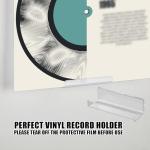 PEUTIER 12-Pack Acrylic Vinyl Record Wall Shelves