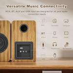 Active Bookshelf Speakers for Vinyl and Turntables