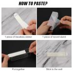 PEUTIER 12-Pack Acrylic Vinyl Record Wall Shelves