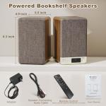Active Bookshelf Speakers for Vinyl and Turntables