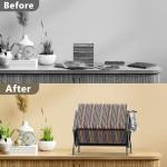 RUILALIFE Metal Vinyl Record Storage Rack