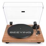 SeeYing Bluetooth Turntable with Pitch Control