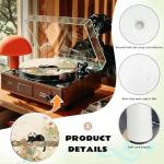 Qehuruxo Cat Slipmats for Vinyl Turntables