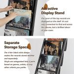 Keebofly Vinyl Record Storage for 100 Albums