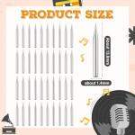 Kingdder 100 Pack Steel Phonograph Replacement Needles