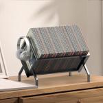 RUILALIFE Metal Vinyl Record Storage Rack