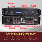 Pyle 2000W Bluetooth Rack Mount Power Amplifier