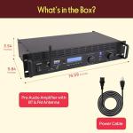 Pyle 2000W Bluetooth Rack Mount Power Amplifier