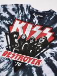 Kiss Destroyer 1976 Tie Dye T-Shirt - X-Large