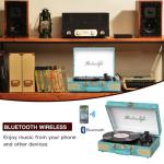 Retrolife Portable Bluetooth Vinyl Record Player