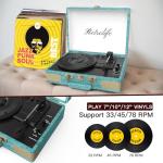 Retrolife Portable Bluetooth Vinyl Record Player