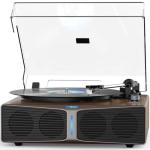 Vinyl Record Player with Stereo Speakers and Lights