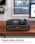 Bluetooth Vinyl Record Player with Built-in Speakers