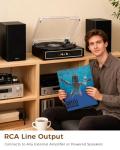 Bluetooth Vinyl Record Player with Built-in Speakers