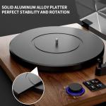 Bluetooth Turntable with Speakers and Magnetic Cartridge