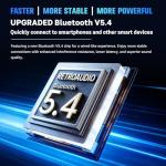 Vinyl Record Player with Stereo Speakers and Lights