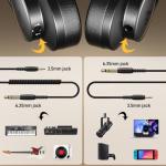 MAONO Over-Ear DJ Headphones with 50mm Drivers