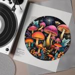 Glenlcwe Mushroom Slipmat for Vinyl Turntables