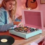 Glenlcwe Mushroom Slipmat for Vinyl Turntables