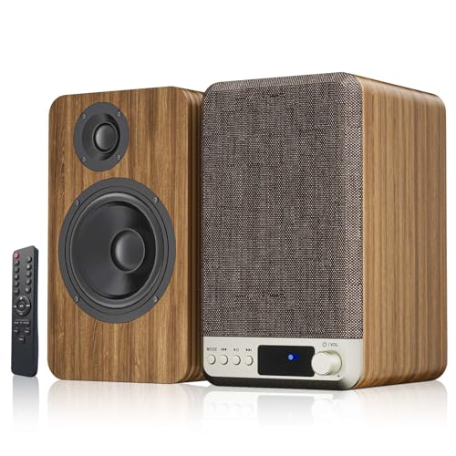 Orroplus 60W HiFi Bookshelf Speakers for Vinyl