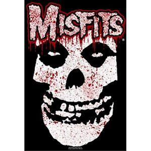 Misfits Fiend Skull Splatter Poster - 24" x 36