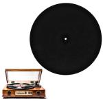 Black Vinyl Slipmat for Turntables - 12 Inch