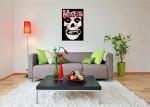 Misfits Fiend Skull Splatter Poster - 24" x 36