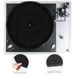 Black Vinyl Slipmat for Turntables - 12 Inch