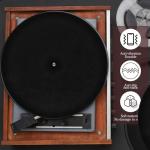 Black Vinyl Slipmat for Turntables - 12 Inch