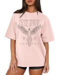Vintage Women's Oversized Free Bird Graphic Tee