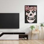 Misfits Fiend Skull Splatter Poster - 24" x 36