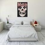 Misfits Fiend Skull Splatter Poster - 24" x 36