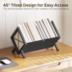 Vinyl Record Holder for 80-100 LPs, Black