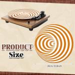 Briwooody Acrylic Slipmat for 12" Vinyl Records