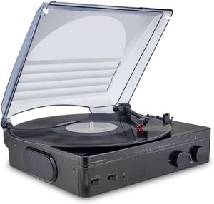 BIGMONAT Bluetooth Vinyl Turntable with Built-in Speakers