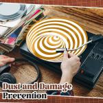 Briwooody Acrylic Slipmat for 12" Vinyl Records