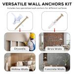 Clear Acrylic Vinyl Record Wall Mount Shelves - 6-Pack