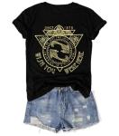 Retro Rock and Roll Women's Graphic Band Tee