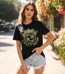 Retro Rock and Roll Women's Graphic Band Tee