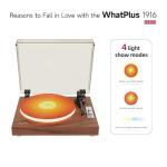WhatPlus Vintage Bluetooth Turntable with Built-in Speakers