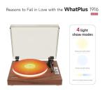 WhatPlus Vintage Bluetooth Turntable with Built-in Speakers