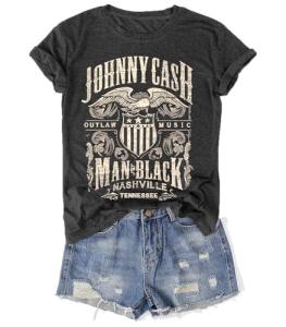 Retro Rock and Roll Women’s Band Graphic Tee