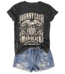 Retro Rock and Roll Women’s Band Graphic Tee